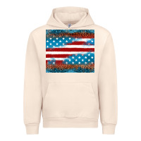 Sandshell Leopard glitter American flag tumbler Urban Hoodie - Neo Western