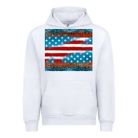 Leopard Glitter American Flag Tumbler Urban Hoodie | Teevron