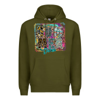 Army Green summer vibes Premium Hoodie - SublimationCraftShop