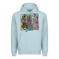 Blue Mist summer vibes Premium Hoodie - SublimationCraftShop