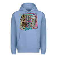 Colony Blue summer vibes Premium Hoodie - SublimationCraftShop