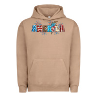 Pigment Burro Lightning bolt with America Urban Hoodie - Neo Western