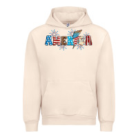 Sandshell Lightning bolt with America Urban Hoodie - Neo Western