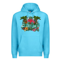 Ocean Blue summer Premium Hoodie - SublimationCraftShop
