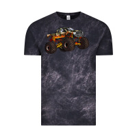 Cloud Black monster truck Vintage Tee - Artiststas