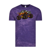 Cloud Purple monster truck Vintage Tee - Artiststas