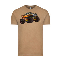 Vintage Coffee monster truck Vintage Tee - Artiststas