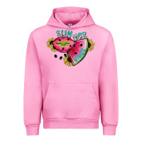Fuchsia Pink summer vibes Urban Hoodie - SublimationCraftShop