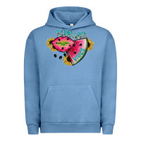 Pigment Pebble Blue summer vibes Urban Hoodie - SublimationCraftShop