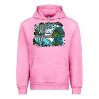 Fuchsia Pink summer vibes Urban Hoodie - SublimationCraftShop