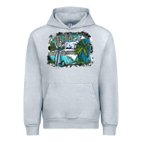Heather Grey summer vibes Urban Hoodie - SublimationCraftShop