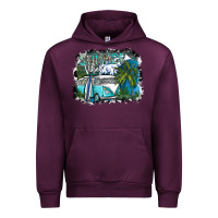 Mauve Wine summer vibes Urban Hoodie - SublimationCraftShop