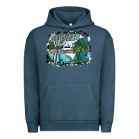 Pigment Midnight Navy summer vibes Urban Hoodie - SublimationCraftShop