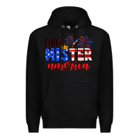 Black little mister america Premium Hoodie - Neo Western