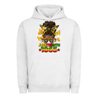 Pigment Lunar Rock juneteenth 1865 afro bun Urban Hoodie - HRA Design Shop