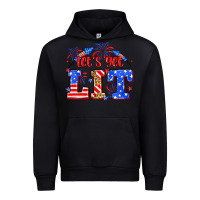 Black Let's get lit 4th of July Urban Hoodie - Neo Western