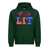 Forest Green Let's get lit 4th of July Urban Hoodie - Neo Western