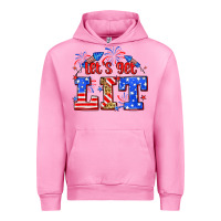 Fuchsia Pink Let's get lit 4th of July Urban Hoodie - Neo Western