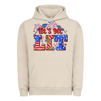 Pigment French Oak Let's get lit 4th of July Urban Hoodie - Neo Western