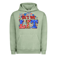 Pigment Oil Green Let's get lit 4th of July Urban Hoodie - Neo Western