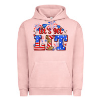 Pigment Salmon Let's get lit 4th of July Urban Hoodie - Neo Western