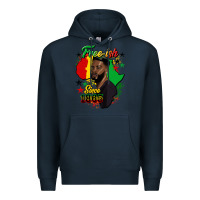 Navy free ish since 1865 black man Premium Hoodie - HRA Design Shop