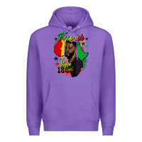 Purple free ish since 1865 black man Premium Hoodie - HRA Design Shop