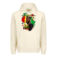 Sandshell free ish since 1865 black man Premium Hoodie - HRA Design Shop