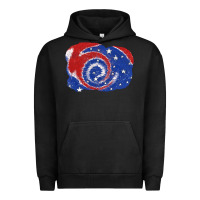 Pigment Black Patriotic tie dye background 4th of july Urban Hoodie - CowGirlArtShop