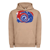 Pigment Burro Patriotic tie dye background 4th of july Urban Hoodie - CowGirlArtShop