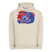 Pigment French Oak Patriotic tie dye background 4th of july Urban Hoodie - CowGirlArtShop