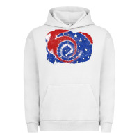 Pigment Lunar Rock Patriotic tie dye background 4th of july Urban Hoodie - CowGirlArtShop