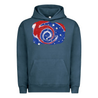 Pigment Midnight Navy Patriotic tie dye background 4th of july Urban Hoodie - CowGirlArtShop