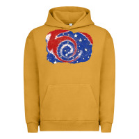 Pigment Peanut Butter Patriotic tie dye background 4th of july Urban Hoodie - CowGirlArtShop