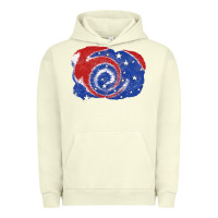 Pigment Pistachio Patriotic tie dye background 4th of july Urban Hoodie - CowGirlArtShop