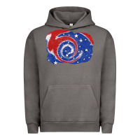 Pigment Tornado Patriotic tie dye background 4th of july Urban Hoodie - CowGirlArtShop