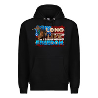 Black Long live freedom 4th of july Premium Hoodie - Neo Western