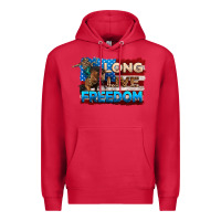 Cardinal Long live freedom 4th of july Premium Hoodie - Neo Western