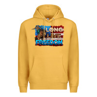 Mustard Long live freedom 4th of july Premium Hoodie - Neo Western