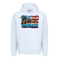 White Long live freedom 4th of july Premium Hoodie - Neo Western