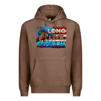 Chestnut Long live freedom 4th of july Premium Hoodie - Neo Western