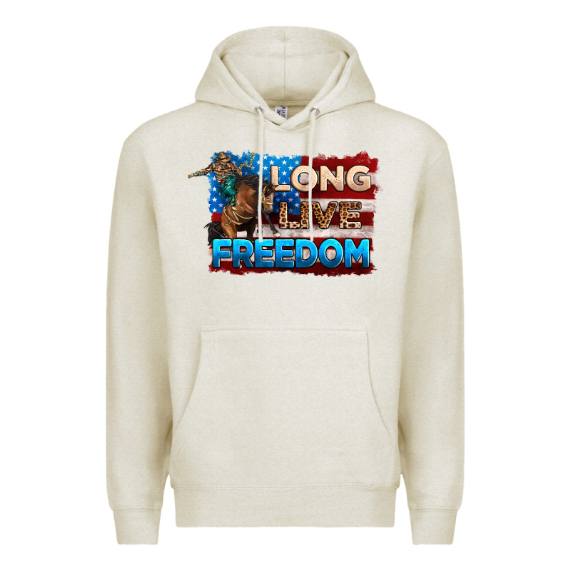 Long Live Freedom 4th Of July Premium Hoodie by Neo Western | Teevron