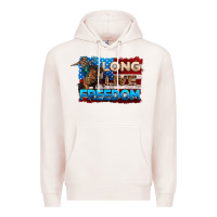 Pale Pink Long live freedom 4th of july Premium Hoodie - Neo Western