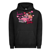 Pigment Black loads of love valentine's day farm truck Urban Hoodie - FaDigitalArtStudio