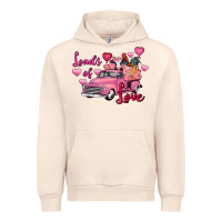 Sandshell loads of love valentine's day farm truck Urban Hoodie - FaDigitalArtStudio