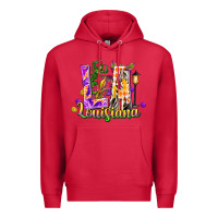 Cardinal louisiana la mardi gras Premium Hoodie - FaDigitalArtStudio