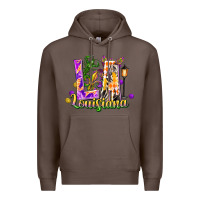 Coffee louisiana la mardi gras Premium Hoodie - FaDigitalArtStudio