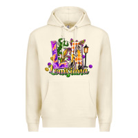 Sandshell louisiana la mardi gras Premium Hoodie - FaDigitalArtStudio