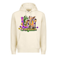 Tofu louisiana la mardi gras Premium Hoodie - FaDigitalArtStudio