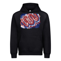 Black Patriotic tie dye background Urban Hoodie - CowGirlArtShop